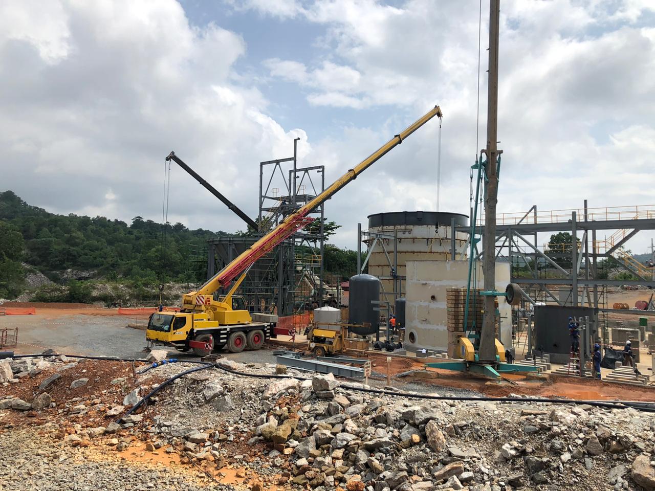 Wass Mine - Construction of Paste Backfill Plant - De Simone